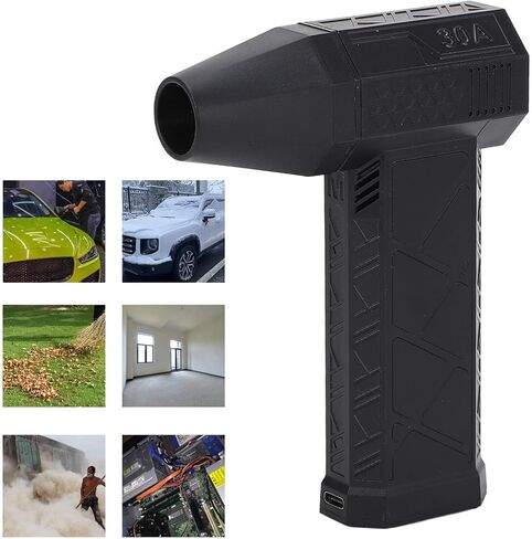 Handheld Electric Air Vacuum Cleaner 200W 130,000RPM High Speed Fan Dry Blower Dust Cleaner for Keyboard and Camera (Generic43nrydg6pc-11) in Saudi Arabia