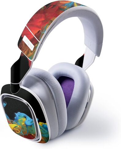 Skin Mayyskins متوافق مع سماعة ألعاب Wireless Astro A30 - الدخان الأساسي | غلاف الالتفاف الواقي ، الدائم ، والفريد من نوعه | من السهل تطبيق الأنماط وإزالتها وتغييرها | صنع في الولايات المتحدة in Saudi Arabia