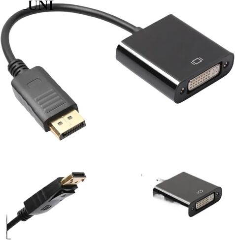 DisplayPort DP to HDMI-Compatible DVI Adapter Cable 1080P Display Port Converter Connector for PC Projector HDTV(DP to HDMI-compatibl) in Saudi Arabia