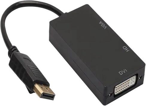 DisplayPort DP to HDMI-Compatible DVI Adapter Cable 1080P Display Port Converter Connector for PC Projector HDTV(DP to HDMI-compatibl) in Saudi Arabia