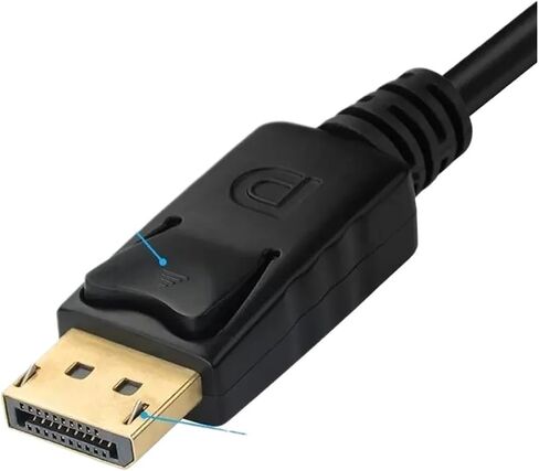 DisplayPort DP to HDMI-Compatible DVI Adapter Cable 1080P Display Port Converter Connector for PC Projector HDTV(DP to HDMI-compatibl) in Saudi Arabia