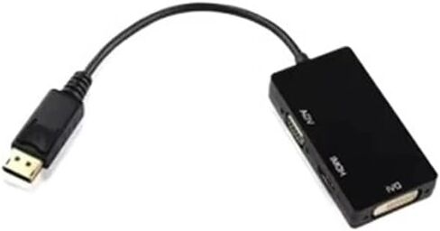 DisplayPort DP to HDMI-Compatible DVI Adapter Cable 1080P Display Port Converter Connector for PC Projector HDTV(DP to HDMI-compatibl) in Saudi Arabia