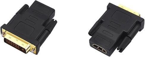 DVI to HDTV Connector Converter 1080p 24K PL-AUG DVI إلى محول كابل HDMI-CompatiBL لـ M> oni> tor hdtv pc p ؛ s/4 in Saudi Arabia