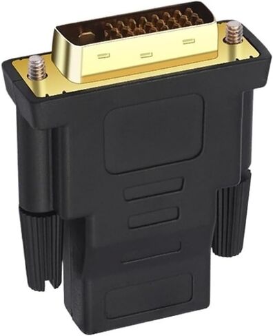 محول منفذ DVI-D 1080p ذكر إلى أنثى DVI-D 24+1 إلى محول كابل متوافق مع HDMI 24K PL-AUG لجهاز PC HDTV Projector in Kuwait
