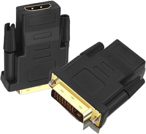 DVI to HDTV Connector Converter 1080p 24K PL-AUG DVI إلى محول كابل HDMI-CompatiBL لـ M> oni> tor hdtv pc p ؛ s/4 in Kuwait