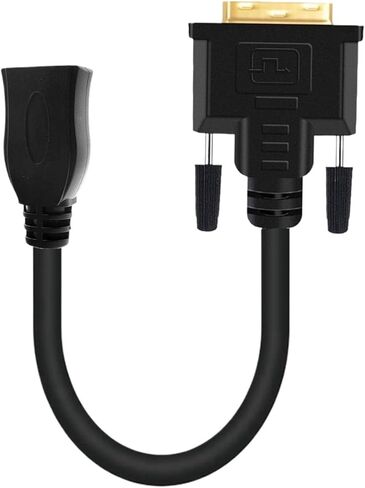 عرض DVI إلى كابل HDMI الذكور للإناث كابل محول عالي الدقة الكابل ثنائي الاتجاه الكابل القصير HDMI إلى DVI24 in Saudi Arabia