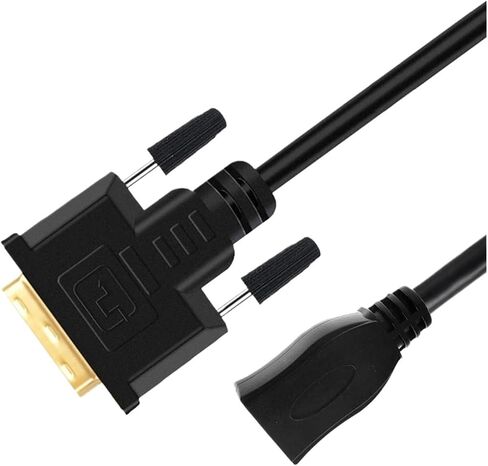 عرض DVI إلى كابل HDMI الذكور للإناث كابل محول عالي الدقة الكابل ثنائي الاتجاه الكابل القصير HDMI إلى DVI24 in Saudi Arabia