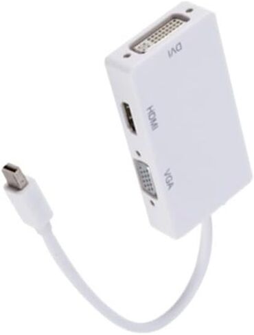 PZZPSS 3 in 1 DisplayPort DP Male to DVI HDMI محول محول DisplayPort Cable لجهاز عرض الكمبيوتر (أسود) in Saudi Arabia