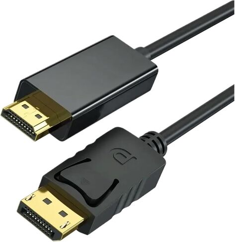 منفذ عرض 4K إلى كابل متوافق مع HDMI لجهاز PC HDTV Projector M> Oni> Tor 300cm DP إلى HD Adapter Cable Cable Video Cable in Saudi Arabia