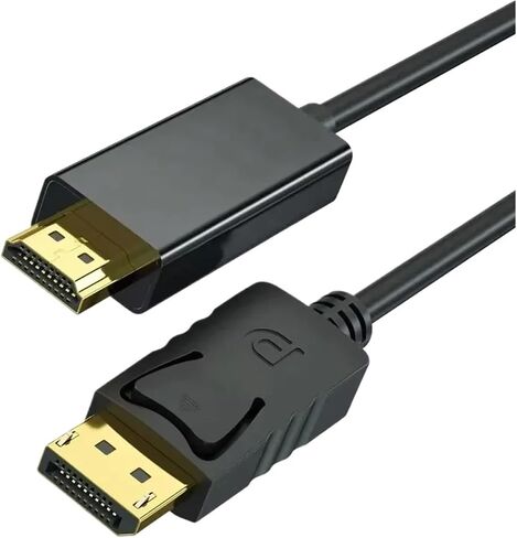 منفذ عرض 4K إلى كابل متوافق مع HDMI لجهاز PC HDTV Projector M> Oni> Tor 300cm DP إلى HD Adapter Cable Cable Video Cable in Saudi Arabia