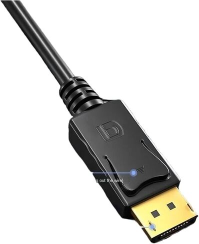منفذ عرض 4K إلى كابل متوافق مع HDMI لجهاز PC HDTV Projector M> Oni> Tor 300cm DP إلى HD Adapter Cable Cable Video Cable in Saudi Arabia
