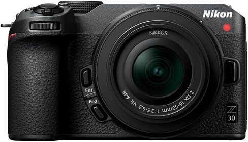 Nikon Z 30 DX-Format Mirrorless Camera with 16-50mm Lens, Bundle with Corel Mac Photo Editing Software Suite, 32GB SD Memory Card, Bag, 46mm UV, CPL and ND Filters in Saudi Arabia