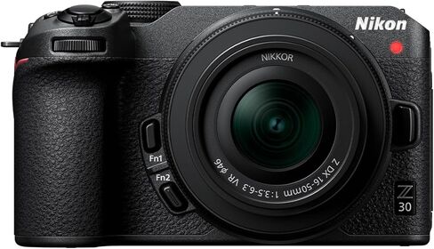 Nikon Z 30 DX-Format Mirrorless Camera with 16-50mm Lens, Bundle with Corel Mac Photo Editing Software Suite, 32GB SD Memory Card, Bag, 46mm UV, CPL and ND Filters in Saudi Arabia