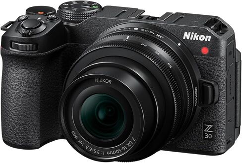 Nikon Z 30 DX-Format Mirrorless Camera with 16-50mm Lens, Bundle with Corel Mac Photo Editing Software Suite, 32GB SD Memory Card, Bag, 46mm UV, CPL and ND Filters in Saudi Arabia