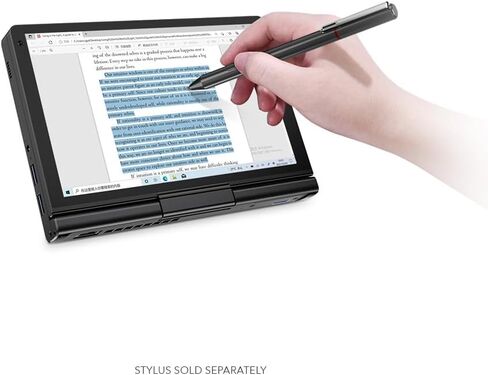 GPD Pocket 3 Mini Laptop with Included Stylus, Core i3-1125G4 CPU, 16GB LPDDR4x RAM, 1TB NVMe SSD, 1920x1200p Touch Screen; Windows 11, Wi-Fi 6E, Bluetooth 5.3, Modular Handheld PC in Saudi Arabia