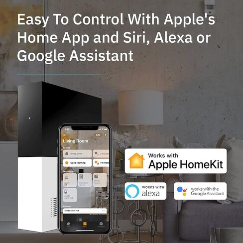 Abode Security System Hub – Easy DIY Installation - Optional Professional Monitoring - Works with HomeKit, Alexa & Google Home in Kuwait