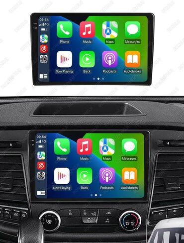 2K 10.1 "ستيريو سيارة تعمل باللمس لفورد Transit 250 350 شاحنات الشحن 2018-2024 Stereo 8 Core 6+128GB UPGRADE THERD UND مع CAR-PLAY و Android AUTO/SWC/DSP/AHD كاميرا in Kuwait