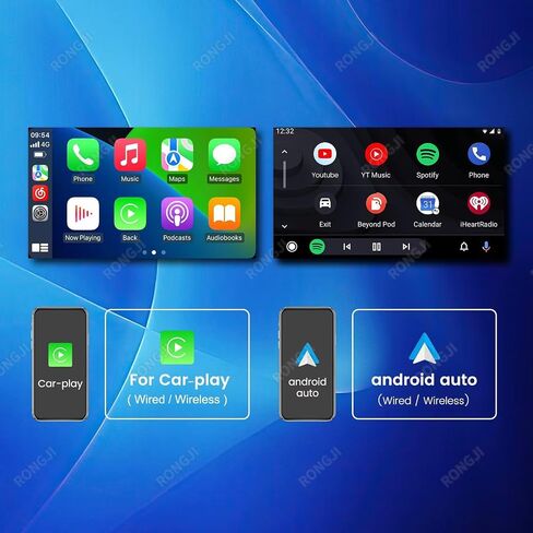 2K 10.1 "ستيريو سيارة تعمل باللمس لفورد Transit 250 350 شاحنات الشحن 2018-2024 Stereo 8 Core 6+128GB UPGRADE THERD UND مع CAR-PLAY و Android AUTO/SWC/DSP/AHD كاميرا in Kuwait