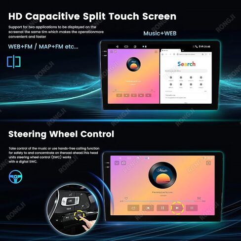 2K 10.1 "ستيريو سيارة تعمل باللمس لفورد Transit 250 350 شاحنات الشحن 2018-2024 Stereo 8 Core 6+128GB UPGRADE THERD UND مع CAR-PLAY و Android AUTO/SWC/DSP/AHD كاميرا in Kuwait
