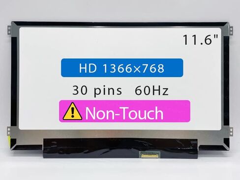 11.6" Screen Replacement N116BGE-EA2 NT116WHM-N11/N42/N21 for Dell ChromeBook 11 3100 3120 3162 3164 3180 I3180 3181 C3181 5190 P26T FGF20 0FGF20 LCD Display Panel (HD 1366x768 30 pin Non-Touch) in Saudi Arabia