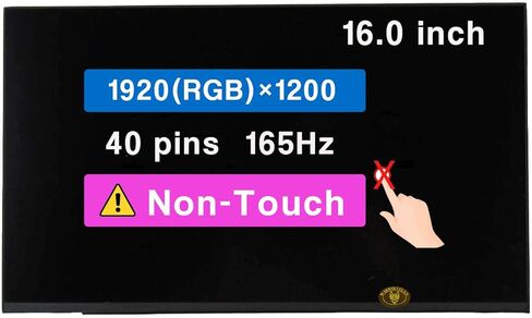 16.0 "استبدال الشاشة لـ ASUS ROG STRIX G16 2023 G614J G614JI G614JV G614JU G614JJ G614JZ G614JV-AS73 FHD+1920X1200 165HZ LCD LCD NON-TOUCH in Kuwait