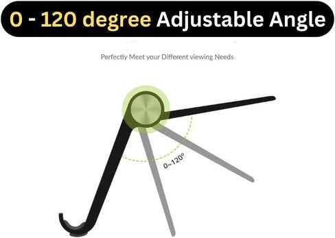حامل الهاتف المحمول الهرمي - 3 حامل سطح المكتب للزاوية المائل ، Dock Cradle مناسبة لجميع الهواتف المحمولة - متوافق مع عرض 4 "-10" (حامل الهاتف المحمول العالمي) in Saudi Arabia