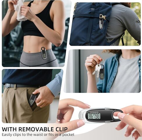 عداد الخطى البسيط للمشي ، تعقب الخطوة الدقيقة مع Carabiner ، عداد خطوة ثلاثية الأبعاد للرجال كبار السن من الرجال ، تعقب الخطوة الدقيقة مع كارابينر in Saudi Arabia