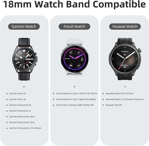 Daqin 22mm 20mm 18mm Quick Release Band متوافق مع Garmin Venu 3 2/Forerunner 255 265 955/vivoactive 5 6 4 3 ، أحزمة ساعة نايلون ، استبدال الرياضة القابلة للتعديل لـ Samsung Galaxy Watch 7 6 5 4/3 45 ملم/Galaxy Watch النساء ، 3 عبوات ، 3 عبوات ، in Kuwait