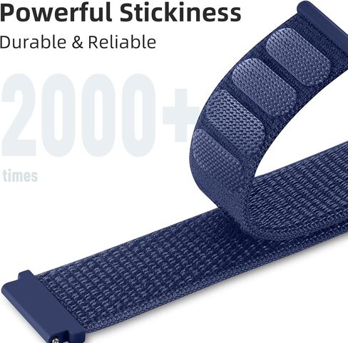 Daqin 22mm 20mm 18mm Quick Release Band متوافق مع Garmin Venu 3 2/Forerunner 255 265 955/vivoactive 5 6 4 3 ، أحزمة ساعة نايلون ، استبدال الرياضة القابلة للتعديل لـ Samsung Galaxy Watch 7 6 5 4/3 45 ملم/Galaxy Watch النساء ، 3 عبوات ، 3 عبوات ، in Kuwait