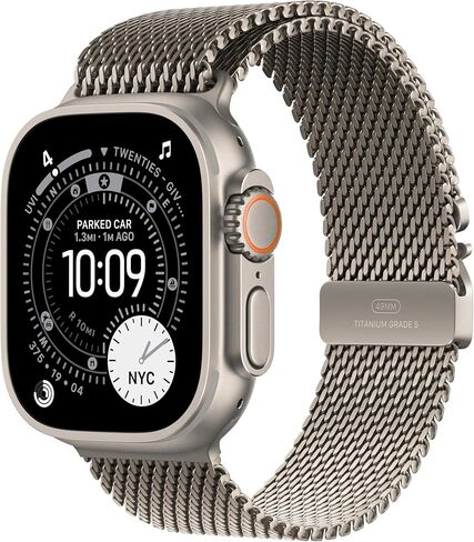 Apple Watch Ultra 3 [GPS + Cellular 49mm] Running & Multisport Smartwatch w/regged Titanium Case w/Black Ocean Band. اتصالات الأقمار الصناعية ، تتبع الصحة واللياقة المتقدمة in Saudi Arabia