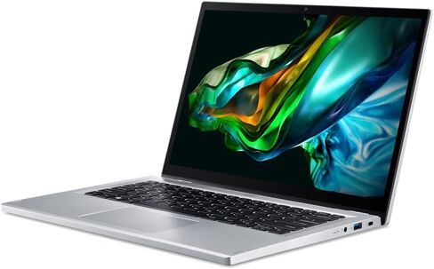 acer Aspire 3 Spin 14 2-in-1 Laptop Computer | 14" FHD+ IPS Multi-Touch | Intel Octa-core i3-N305 Processor | 8GB DDR5 512GB SSD | USB-C Win11Pro Silver + HDMI Cable in Saudi Arabia