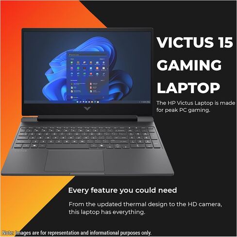HP Victus Gaming Laptop, Intel i7-13620H, 32 GB DDR5 RAM, 1 TB PCIe SSD, 15,6" FHD (1920x1080) 144Hz Display, Nvidia G-Force RTX 5060, Backlit Numeric Keyboard, W11 Pro, Mica Silver in Saudi Arabia