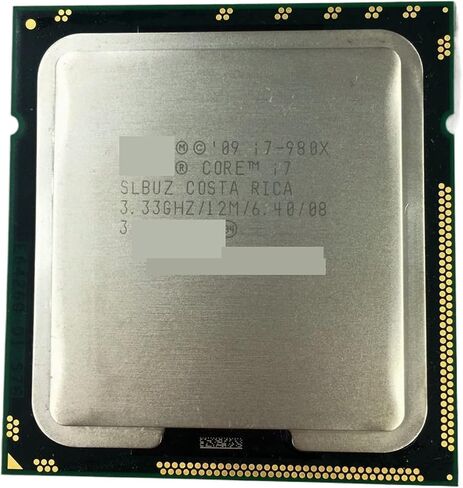 I7-980X I7 980X(3.33GHz/12MB /6 Cores/Socket 1366/6.4 GT/s) Six c Desktop CPU in Saudi Arabia