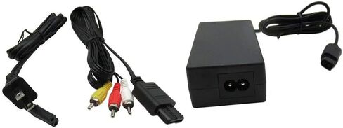 USonline911 12V 3.25A AC Power Adapter Cable & AV Cable Cord for Nintendo Gamecube New GC Charger Lot in Saudi Arabia