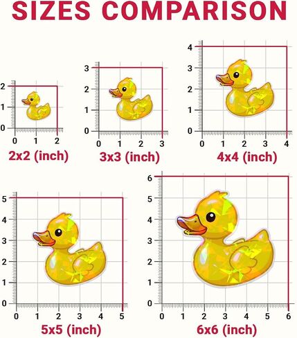 (3Pcs) Yellow Duck Sticker Funny Meme Cute Duck Decal, Duck Vinyl Sticker, Rubber Duck Sticker, Find The Duck Vinyl Sticker for Laptop Water Bottle Phone Car Window Helmet 3" (D1) (Normal, 3in) in Saudi Arabia