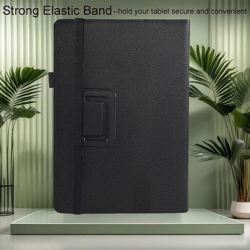 Universal 10 10.1 inch Android Tablet Case ، revvl tab 2 case ، BBJJJKKZ PU Leather Leather Slim Folio Cover مع حزام يدوي لجميع قرص 9.5-11 بوصة ، أحمر ، أحمر in Saudi Arabia