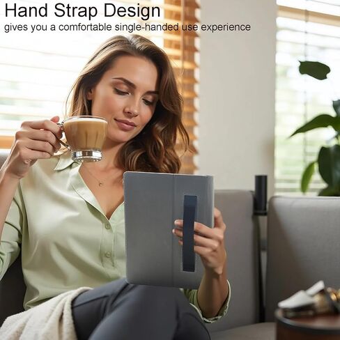 Universal 10 10.1 inch Android Tablet Case ، revvl tab 2 case ، BBJJJKKZ PU Leather Leather Slim Folio Cover مع حزام يدوي لجميع قرص 9.5-11 بوصة ، أحمر ، أحمر in Saudi Arabia