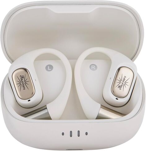 Linsoul Kiwi Ears Attiva Ows Wireless الأذن ، فتحة أذن مفتوحة 5.4 سماعات الرأس مع إلغاء ضوضاء ANC ، وقت اللعب 200 ساعة ، عرق IPX5 ومقاوم للماء للتمرين (أبيض) in Saudi Arabia