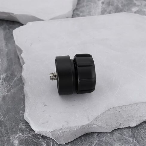 4pcs مقبس الكرة 17 مم إلى 1/4-20 محول المسمار الذكور متوافق مع Arkon GN010 GN014 GN015 GN016 30x28mm أسود in Saudi Arabia