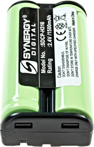 Synergy Digital Cordless Phone Batteries, Works with Vtech 80-5216-00-00 Cordless Phone, Combo-Pack Includes: 2 x SDCP-H316 Batteries in Saudi Arabia