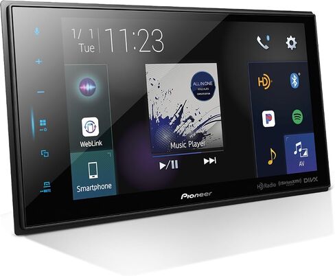 Pioneer DMH-C5500NEX 8 "شاشة تعمل باللمس بالسعة ، هيكل وحدات-Apple Carplay و Android Auto ، Alexa ، Bluetooth ، كاميرا احتياطية ، Flac ، Hi-Volt RCA ، in Kuwait