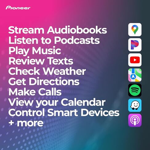 Pioneer DMH-C5500NEX 8 "شاشة تعمل باللمس بالسعة ، هيكل وحدات-Apple Carplay و Android Auto ، Alexa ، Bluetooth ، كاميرا احتياطية ، Flac ، Hi-Volt RCA ، in Kuwait
