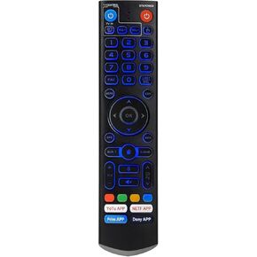 Backlit Replacement Remote Control for vSeeBox V3 Pro & V5 Pro – Bluetooth Voice Command Remote Compatible with vSeeBox V1 Pro, V1 Max, V2 Pro, V3 Plus, Elite in Saudi Arabia