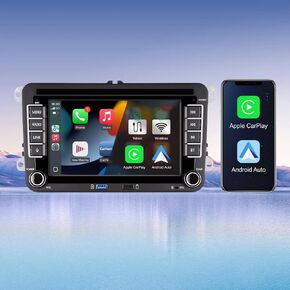 سيارات راديو لـ VW Polo Golf 5 6 Skoda Touran Jetta Passat Polo Seat Mit Carplay Android Auto Bluetooth in Kuwait