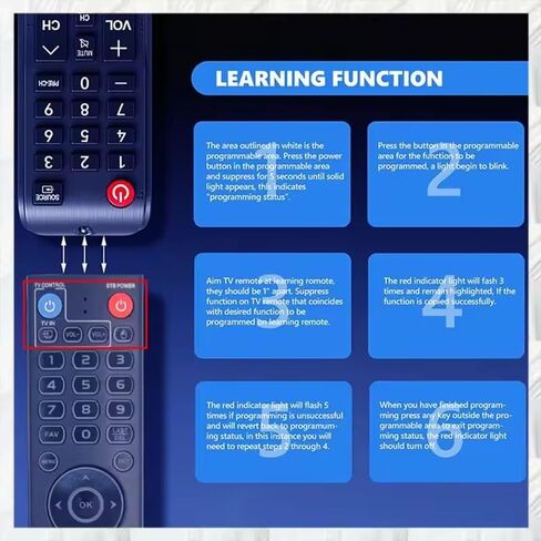 Backlit Replacement Remote Control for vSeeBox V3 Pro & V5 Pro – Bluetooth Voice Command Remote Compatible with vSeeBox V1 Pro, V1 Max, V2 Pro, V3 Plus, Elite in Saudi Arabia