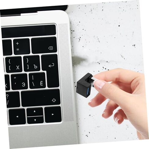 POPETPOP 2Pcs USB Adapter Angled USB Extender for Laptops Data Transfer Stylish Shaped Design Versatile Right Angle Connector for Enhanced Connectivity in Saudi Arabia