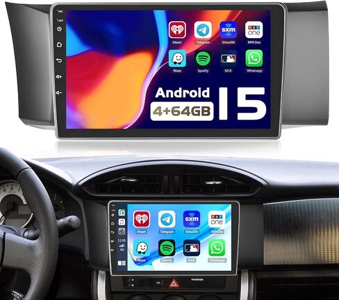 [Android 15 4+64g] Radio for Subaru Brz Scion FRS/Toyota GT86 2012-2016 ، شاشة تعمل باللمس 9 بوصة لراديو Scion FRS Headunit مع Carplay Android Auto Bluetooth5.0 1280 * 720p GPS Mavigation in Saudi Arabia