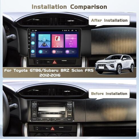 [Android 15 4+64g] Radio for Subaru Brz Scion FRS/Toyota GT86 2012-2016 ، شاشة تعمل باللمس 9 بوصة لراديو Scion FRS Headunit مع Carplay Android Auto Bluetooth5.0 1280 * 720p GPS Mavigation in Saudi Arabia