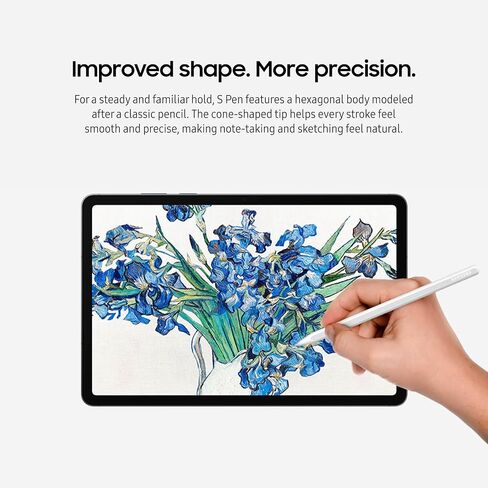 Pen Samsung Galaxy S for Tab S11/S11 Ultra ، تصميم مريح ، لمسة طبيعية ، قلم أنيق ، دائم ، إصدار أمريكي ، أبيض in Kuwait