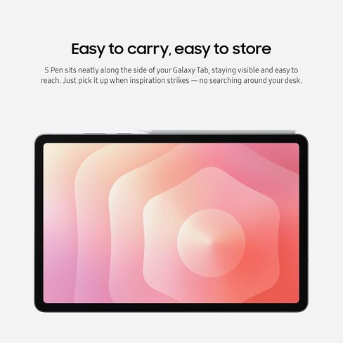 Pen Samsung Galaxy S for Tab S11/S11 Ultra ، تصميم مريح ، لمسة طبيعية ، قلم أنيق ، دائم ، إصدار أمريكي ، أبيض in Kuwait
